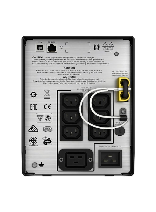 APC SMC2000I | APC Smart-UPS C 2000VA LCD 230V - Image 2